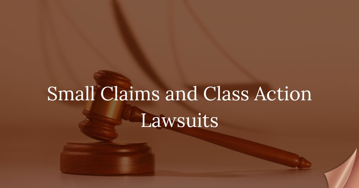Maryland Small Claims and Class Action Lawsuits